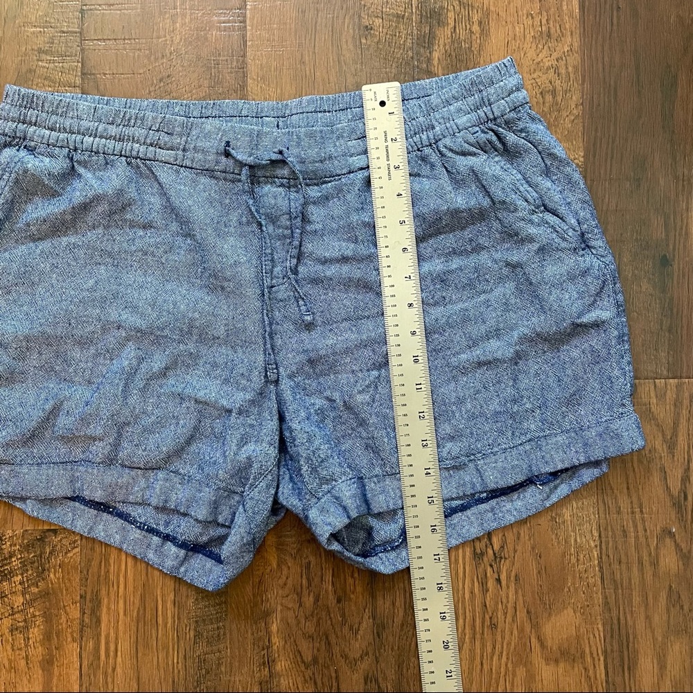 OLD NAVY denim linen blend drawstring shorts size XL - Picture 4 of 6